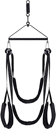 TRQOYTU Altalena Sessuale Per Altalena Per Coppia, Altalena Sessuale Per Bondage SM, Giocattolo Sessuale, Dotata Di Imbottitura Extra Ampia, Tutti Gli Accessori Possono Sopportare 200 Kg