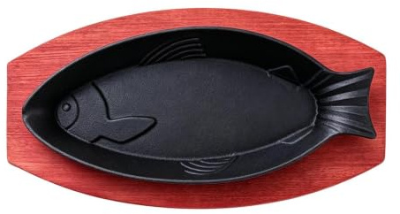 Grill fiskpanna, fiskformad non-stick stekpanna aluminium