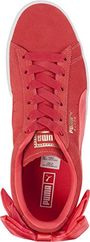 PUMA Suede Bow Damen Sneaker Rot, Größenauswahl:37.5