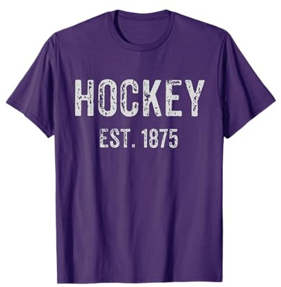Vintage style Ice Hockey Established 1875 T-shirt T-Shirt