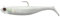 Savage Gear Savage Minnow - Lebendige Kicking Action, Stand-Up Jig Head Design, Ideal für Salzwasser- und Süßwasserangler, Perfekt für Raubfische wie Hecht, Barsch & Zander White Pearl Silver 12,5 cm