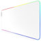 Titanwolf - Alfombrilla para ratón Gaming RGB - LED Multicolor 7 Colores - 4 modos de efectos - Mejora precisión y velocidad - Superficie inferior de goma – Motivo Total White