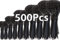 500 Stück Schwarz Kabelbinder Set 200mm, Kabelbinder UV Beständig mit, Kabelmanagement Gartenarbeit Cable Ties (500pcs, ZD-004)