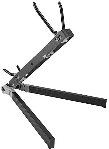 VGEBY Saxophonständer, Faltbare Saxophonhalterung, Universeller Saxophonhalter, Tragbare Altsaxophonhalterung, Verstellbarer Ständer, Geeignet für die Aufbewahrung von Altsaxophonen, VGEBY62OGBKSW1T