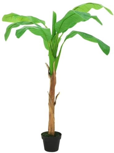 csderty Hem & Trädgård objekt - Konstgjort bananträd med kruka 180 cm Grön