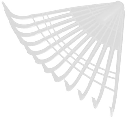 UPKOCH Râteau à Feuilles De Jardin Ergonomique en Plastique 12 Dents Outil De Jardinage pour Nettoyage des Feuilles Et Débroussaillage Râteau Robuste pour Pelouses Et Jardins