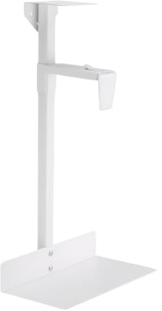 mophrati Support d'unité Centrale sous Le Bureau, sûr et Stable, Clip de Fixation réglable en Hauteur, Boucle réglable, Peut être ajusté Selon, Blanc