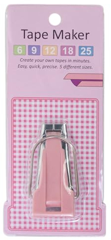 Sweeaau Outil de biais pour couture et matelassage - 6 mm, 9 mm, 12 mm, 18 mm, 25 mm