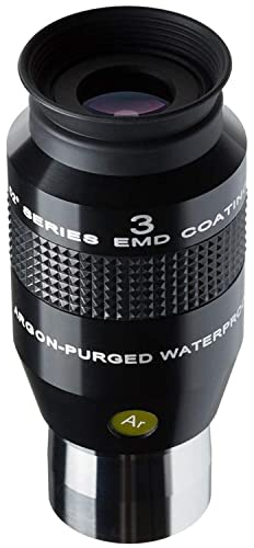 Explore Scientific 52° LER Okular 3mm Ar (1.25) für Teleskope mit hochwertiger EMD Vergütung, wasserdicht mit Argon-Schutzgasfüllung