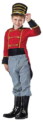Dress Up America Circus Ringmaster Costume for Boys - Nutcracker Toy Soldier Outfit for Kids - Greatest Showman Dress Up Set