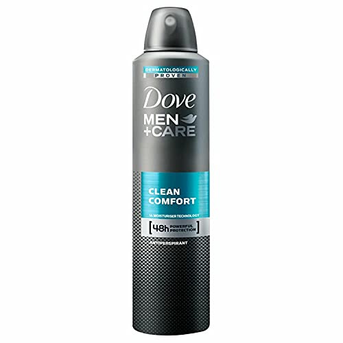 Dove Men+Care Antiperspirant Aerosol Clean Comfort (6 x 250ml)