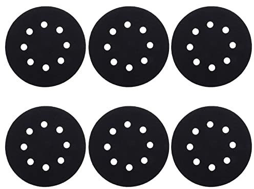 Lot de 6 disques abrasifs Flap Disc - 125 mm - 5 8 - Papier abrasif - Ponceuse à tige