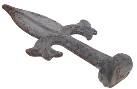 Angoily Puntale Decorativo Per Cancello in Metallo Per Recinzione in Ferro Per Giardino in Stile Europeo Facile Da Installare