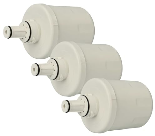 vhbw 3x Wasserfilter Filterkartusche Filter kompatibel mit Samsung RS60KJSM, RS60KJSM1/XEG, RS60FJSM1/XEG, RS60JJSM, RS-60FJSM, RS-60KJSM Kühlschrank