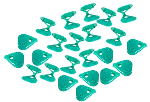PAMINGONO Clip per Teli Ombreggianti da Giardino 50 Pezzi Fermagli in Plastica Riutilizzabili Impugnatura di Bloccaggio Robusta per Coperture Esterne Fissaggio Rapido per Reti Parasole e