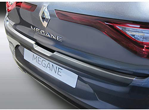 RGM ABS Heckstoßstangenschutz kompatibel mit Renault Megane IV 5-türer 2016-2020 Schwarz