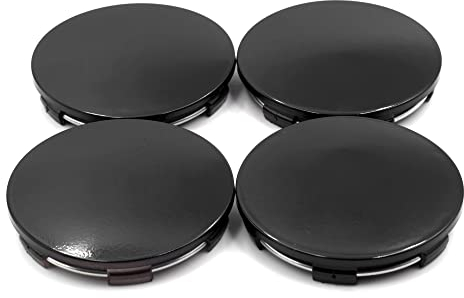 RhinoTuning 4 Stück Radnabenkappen für Rota Rays Nabendeckel OD 65 mm ID 62 mm, Schwarz Radnabenabdeckung Geeignet für 17 TE37 RE30 CE28n Rad, Felgendeckel
