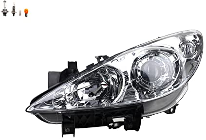 Johns Faro delantero halógeno Peugeot 307 07/2005- Izquierda + bombilla