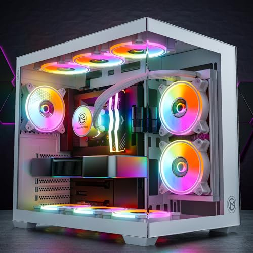 GameMachines Cube Snow Edition - Gaming PC - Intel® Core™ i7 14700KF - NVIDIA GeForce RTX 5060 Ti - Wasserkühlung - 1000GB M.2 SSD - 32GB RGB DDR4 - WLAN - Windows 11 Pro