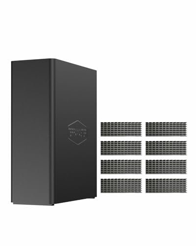 TERRAMASTER F8 SSD Plus NAS - 8Bay All SSD NAS Storage Core i3 8-Core 8-Thread CPU, 16GB DDR5 RAM, 10GbE Port, Palm-Sized Network Attached Storage Peak Performance for Business (Diskless)