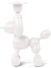 Fatboy® Can-dolly Weiß | Modernes Design Kerzenhalter | Kerzenhalter aus Aluminium | 1 Kerze für Weihnachten | 20,5 x 16 x 9,5 cm