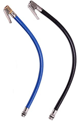 2 Pcs Tubo in Gomma per Gonfiaggio Tubo Gonfiaggio Pneumatici Estensione Flessibile Della Valvola Pneumatici Gomma Tubi Prolunga Piccolo e Flessibile Adatto a Tutti i Pneumatici con Valvole Standard