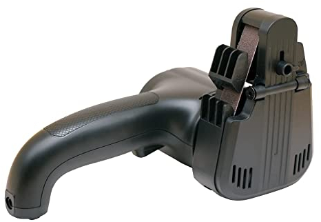 LIHUACHEN M3 Elektrischer Messerschärfer Professionelle Schere Messerschärfer Electric Knife Sharpening Maschine Wolframstahl Messerschärfer Werkzeug (EU Stecker) Schwarz