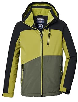 killtec Jungen Funktionsjacke mit Kapuze und Schneefang KOW 370 BYS JCKT, schwarz, 164, 42164-000