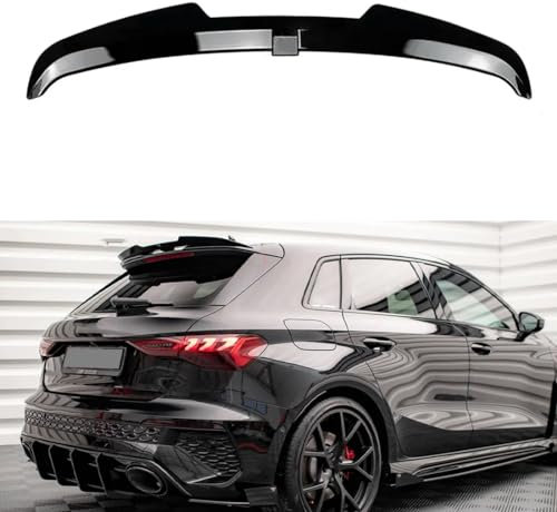 ljxwzh ABS/Spoiler Posteriore per Tetto Auto per Audi A3 S3 RS3 8Y Sportback 2020-2024, alettone Posteriore Hatchback, Spoiler Antivento Fisso, 1 Pezzo