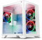 GameMax Infinity Mini Micro-ATX PC Gaming Case With 3 x GameMax Velocity RGB Fans, GameMax Viper RGB LED Strip, 4 Port Fan Hub, Tempered Glass Side Panel | White