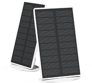 virtavo Panel solar para cámara exterior, cargador solar impermeable, alimentación solar continua para cámara de vigilancia