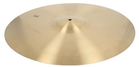 Trommelbecken, Crash-Becken aus Messing mit Lebendigem Klang für das Üben Professioneller Musikbegeisterter (20 Zoll)