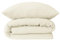 Schiesser Bettwäscheset Molly - Musselin - 2-teilig - 135 x 200 cm - Offwhite