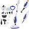 SUPERLEX Steam Cleaner Steam Mop 15-in-1 Multifunctional Floor and Hand Steam Cleaner 1500 W Blue, Cleaner for Deep Cleaning Floors Hardwood Tiles