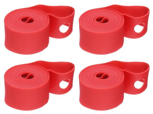 sourcing map Bicycle Rim Strip PVC Bikes Tire Liner Bicycle Wheel Rim Tape Inner Tube Tape Anti-Scratched Guard Cushion Pad Protector for Road MTB Mountain Bike