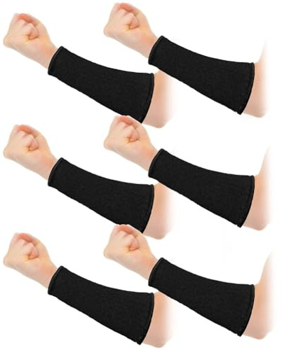 Pqahffowr 3 Paia di Protezioni per Le Braccia per Pelle Sottile e Lividi, per Avambraccio Resistente al Taglio, di Protezione per Ustioni del Braccio di Livello 5