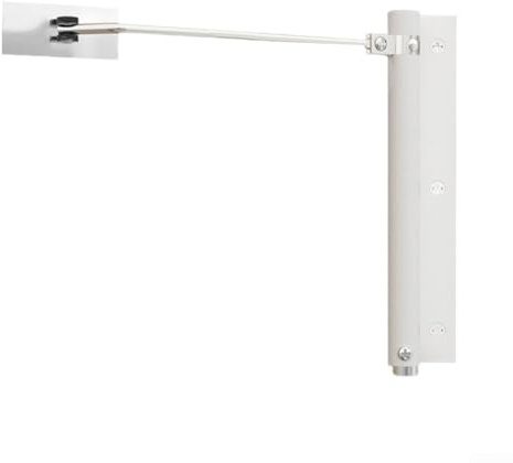 Besshepplo Sistema de Cierre automático con Amortiguador hidráulico para un Cierre Suave en Diversos Tipos de Puertas en Diferentes entornos (Blanco)