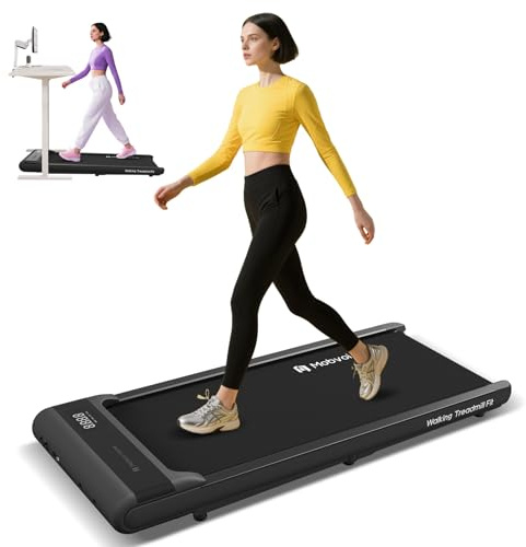 Mobvoi Walking Pad Smart AI Under Desk Treadmill Portable Small 2 in 1 Treadmills for Home Office Jogging Running Machine TicSports Zwift Kinomap with LED Display Remote Control 6 KMH Easy Storage