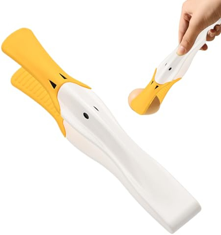 Pinza per tostapane in silicone, resistente al calore, design a forma di, con impugnatura antiscivolo, per arrosti ad aria, tostapane, design d'