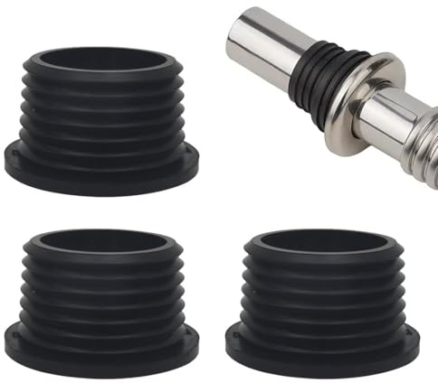 CFEWV 3 Pezzi Morsetto Universale In Gomma Nera, Guarnizione Sifone Lavello Cucina, Per Tubo Di Scarico Dn40 Ht, Ø Interno Da Ø 26/32Mm, Tubo Sifone Esterno Ø 40Mm, Manicotto Sifone Ø 32/40Mm.(B)