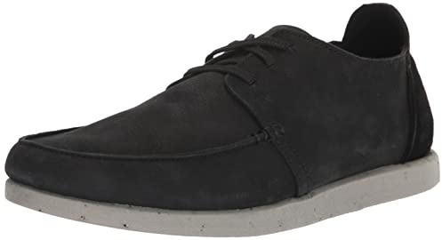 Clarks Shacrelite Low, Oxford Hombre, Nubuck Negro, 43 EU