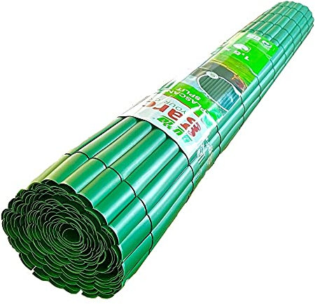 Gutta Plascane Split, Canniccio PVC, Recinzione Giardino, Frangivista per Recinzione, Frangivista PVC (Rotolo 1x5 Metri, Verde)