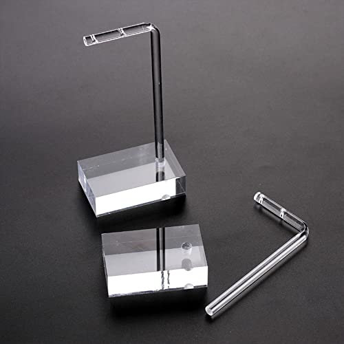 CENPEK 3 pezzi di albero per orecchini in acrilico, supporto per gioielli a torre, espositore trasparente a forma di T, espositore per gioielli e orecchini