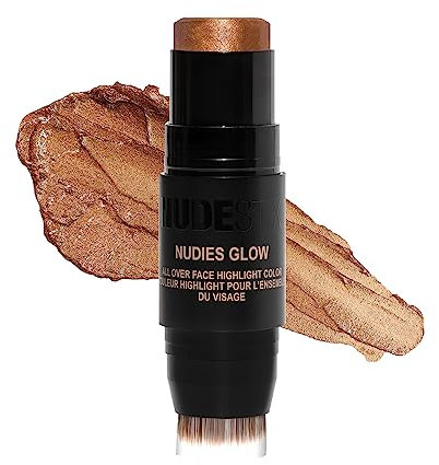Nudestix - Nudies Glow Bronze Glow + Glow 3 in 1 per tutto il viso, occhi, guance e labbra con effetto abbronzante