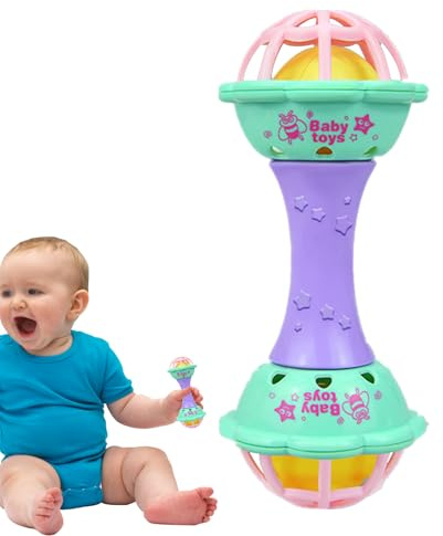 Skallor för spädbarn, skallror för spädbarn Hand Grip Sensory Shaker