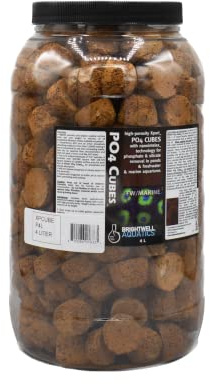 Brightwell Aquatics Xport PO4 Cubes - High-Porosity Cube Filter Media for Phosphate & Silicate Removal from All Ponds & Freshwater & Marine Aquariums, 4L