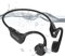 sunvito Cuffie Conduzione Ossea, Auricolari Nuoto Impermeabili IP68, Cuffie Aperte Wireless Bluetooth 5.3, Memoria 32G Integrata per Esercizio all'Aperto, Corsa, Viaggi, Ciclismo, Nuoto