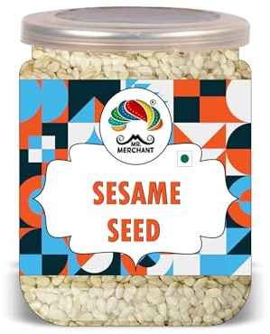 MR.MERCHANT Sesame Seed 300 Gram Airtight Container