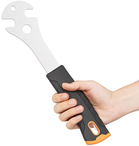 Pedal Wrench, Bicycle Bike Pedal Wrench,15mm Bicycle Pedals Wrenches with Extra Long Handle, Great Road Mountain Bike Pedals Removal Tool Spanner, Bicycles Repair Tool for Removing Replacing Bicycles
