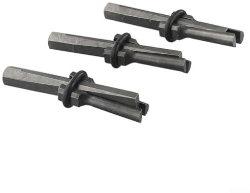 Juego de 3 separadores de piedra, cuñas de 5/8 de pulgada, cuñas de pluma, herramientas manuales for separar piedra de roca, 18 mm